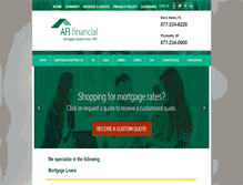 Tablet Screenshot of afifinancial.com